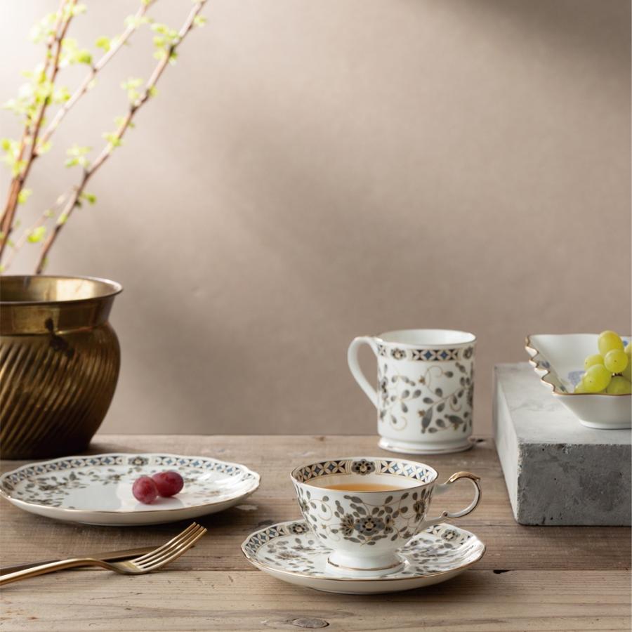 NARUMI 皿 プレート ケーキ皿 デザート皿 19cm ナルミ ブラックミラノ