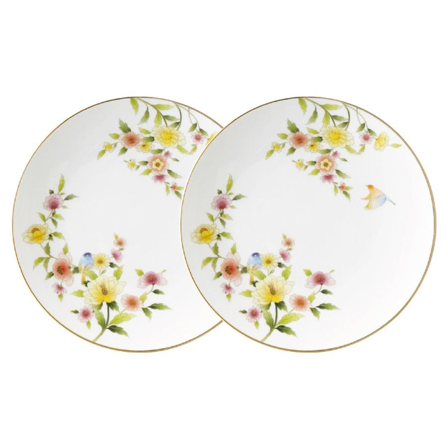 NARUMI 皿 プレート ケーキ皿 デザート皿 ペアセット 2人用 19cm