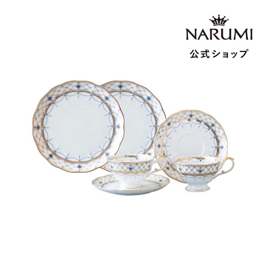 NARUMI ティーセット 食器セット ポット ティーポット 6ピース ペア