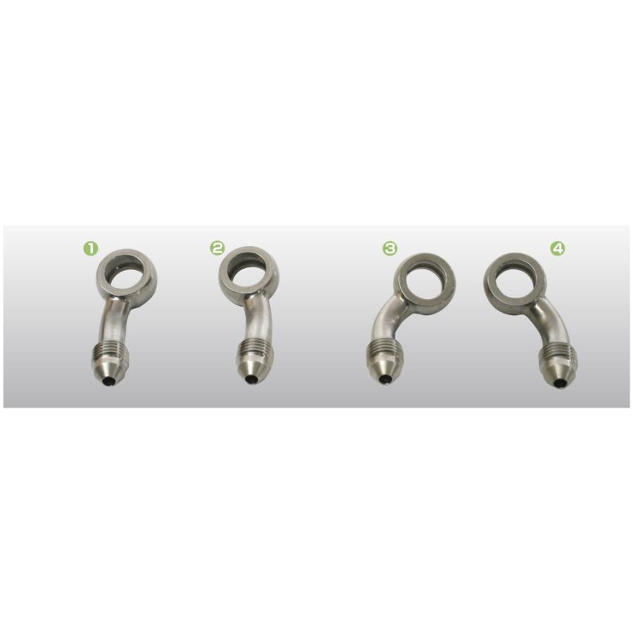 ACTIVE アクティブ ステンレスバンジョーアダプター タイプ:【4】90度【GOODRIDGE製】 ウェビック バンジョーアダプター 90°タイプ ステンレスバンジョーアダプター ストレート GOODRIDGE(グッドリッジ)