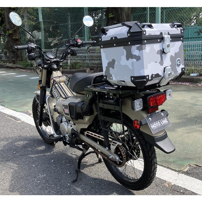 【送料無料】COOCASE（クーケース）アルミトップケース Q1｜CCX450CBG ｜カモフラージュブラックグレー｜容量：45L |  | 01