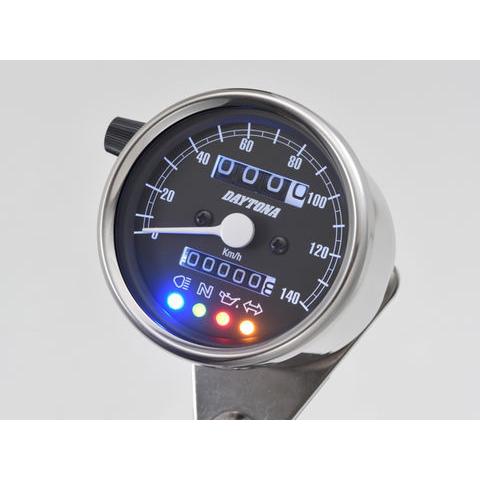 DAYTONA（デイトナ） 機械式スピードメーター φ60 ホワイトLED照明