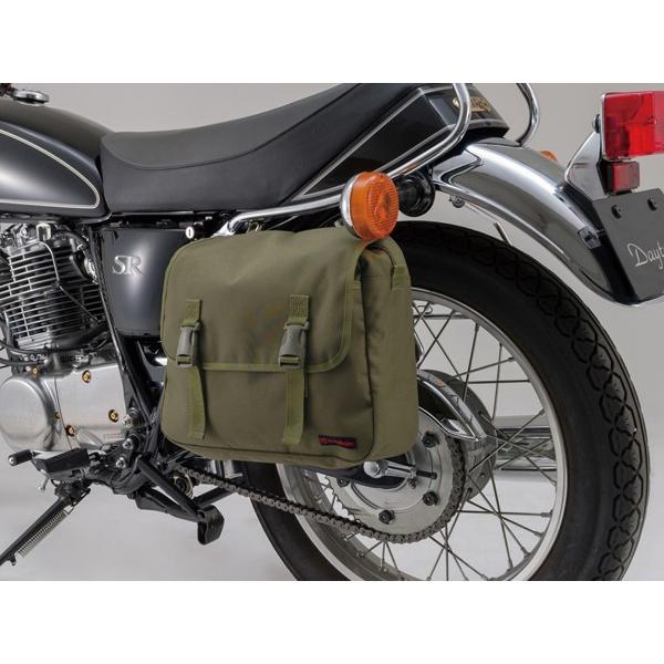 DAYTONA（デイトナ） HBサドルバッグMIL 【10L】 グリーン[90557