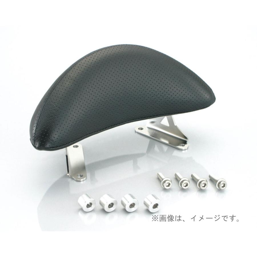 キタコ（KITACO）タンデムバックレスト FORZA13 (シルバー)(652 