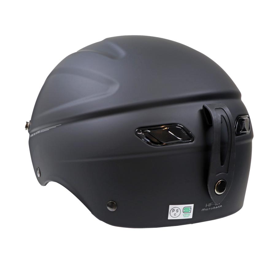 【在庫有】【送料無料】モトベース（MOTO BASE）SG・PSC規格 バイク用 エアリー ハーフヘルメット｜MBHL-HF01 | モトベース | 08