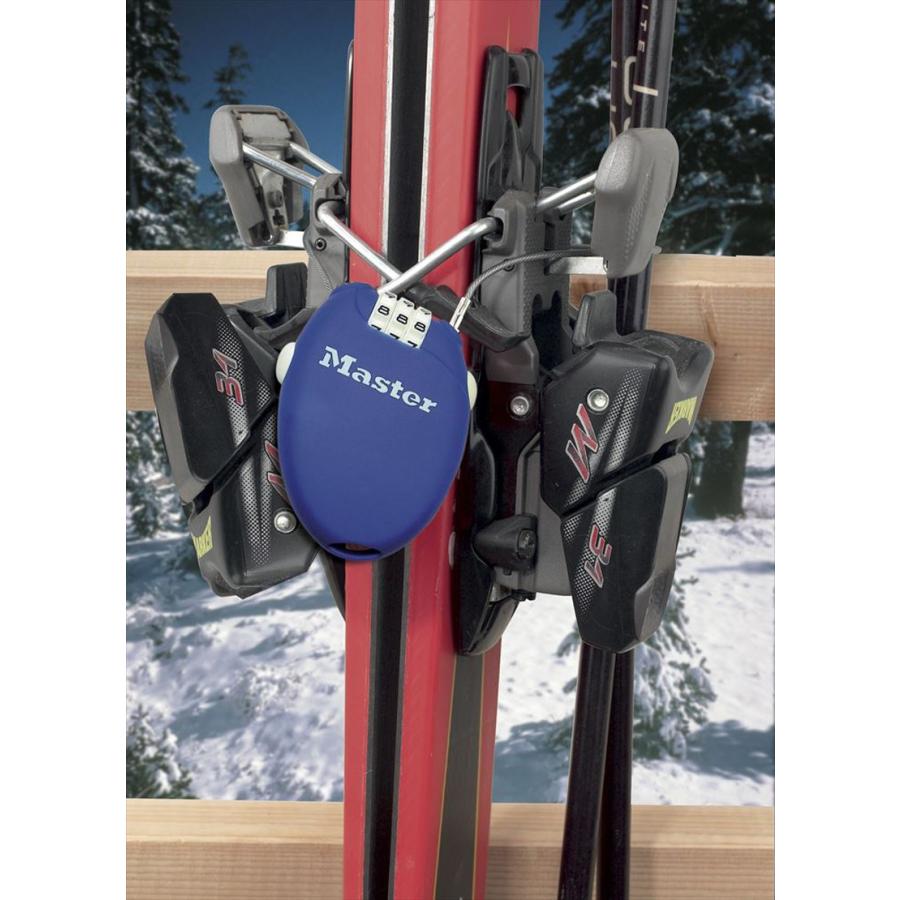 マスターロック(Master Lock)盗難防止用品 ダイヤル式リトラクト
