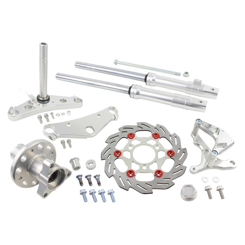 SHIFTUP（シフトアップ）モンキー27mmワイドステムフォークキット カニ ノーマルハンドル用 SL[205285-13]