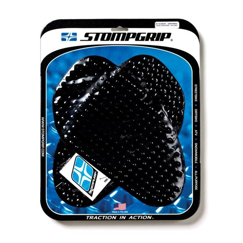 ストンプグリップ(STOMP GRIP）タンクパッド ユニバーサル ラージ(55-10001B)(50-10-0001B)（ブラック）