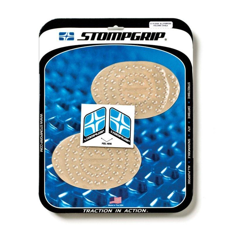ストンプグリップ(STOMP GRIP）タンクパッド オーバル(10.8x17.1)x2(33-10-0006)(50-10-0003)（クリア）