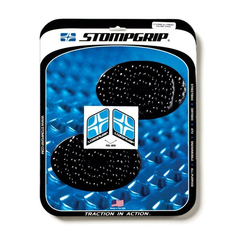 ストンプグリップ(STOMP GRIP）タンクパッド オーバル(10.8x17.1)x2(33-10-0006B(50-10-0003B)（ブラック）