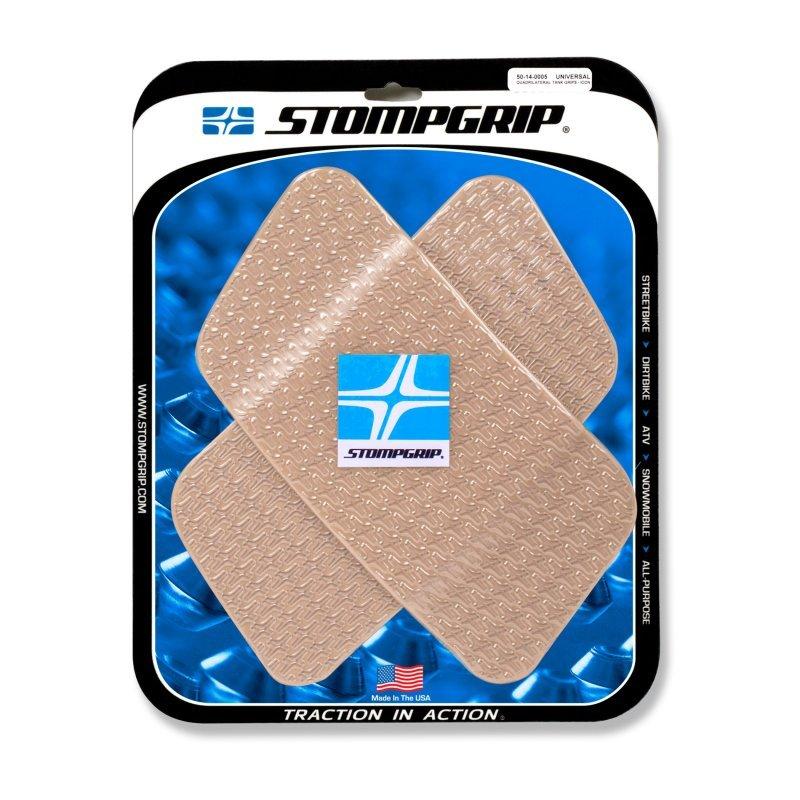 ストンプグリップ(STOMP GRIP）タンクパッド 四辺形 アイコン(50-14-0005)（クリア）