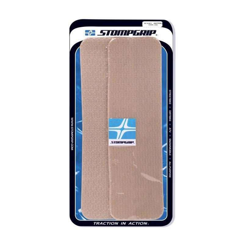 ストンプグリップ(STOMP GRIP）タンクパッド ストリップ(10.8x39.4)x2アイコン(50-14-0010)（クリア）