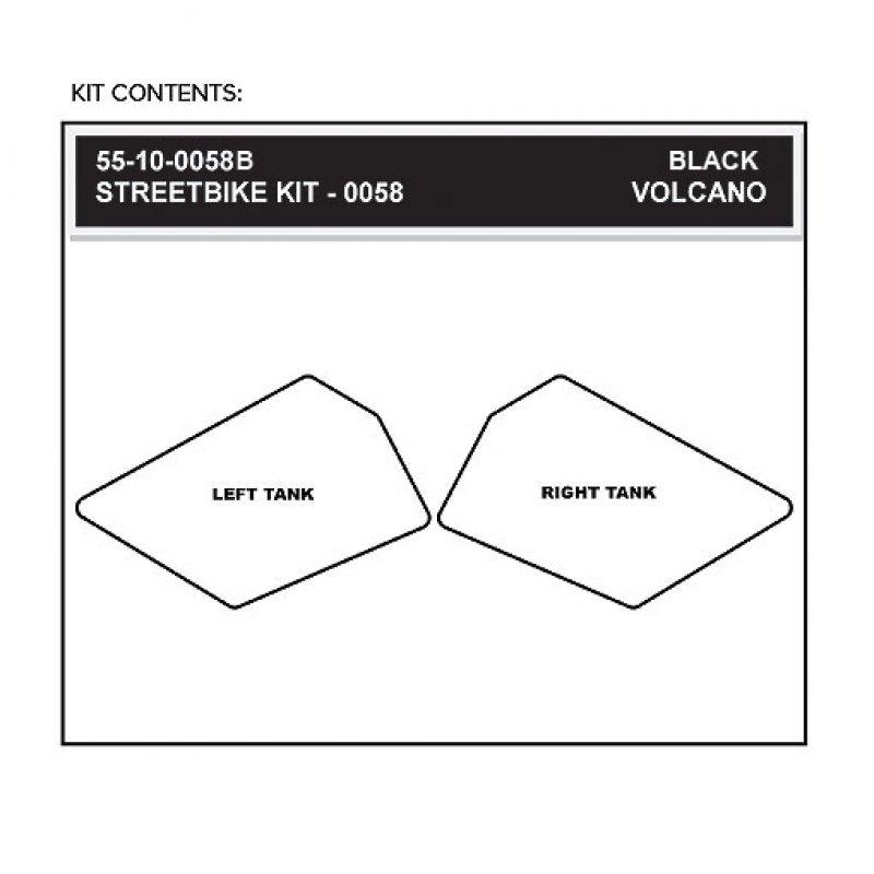 ストンプグリップ(STOMP GRIP）タンクパッド RC8 RC125/200/390(55-5001B)(55-10-0058B)（ブラック）_1
