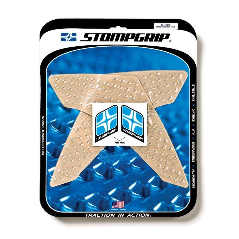 ストンプグリップ(STOMP GRIP）タンクパッド 10-14 MULTISTRADA(55-6016)(55-10-0070)（クリア）