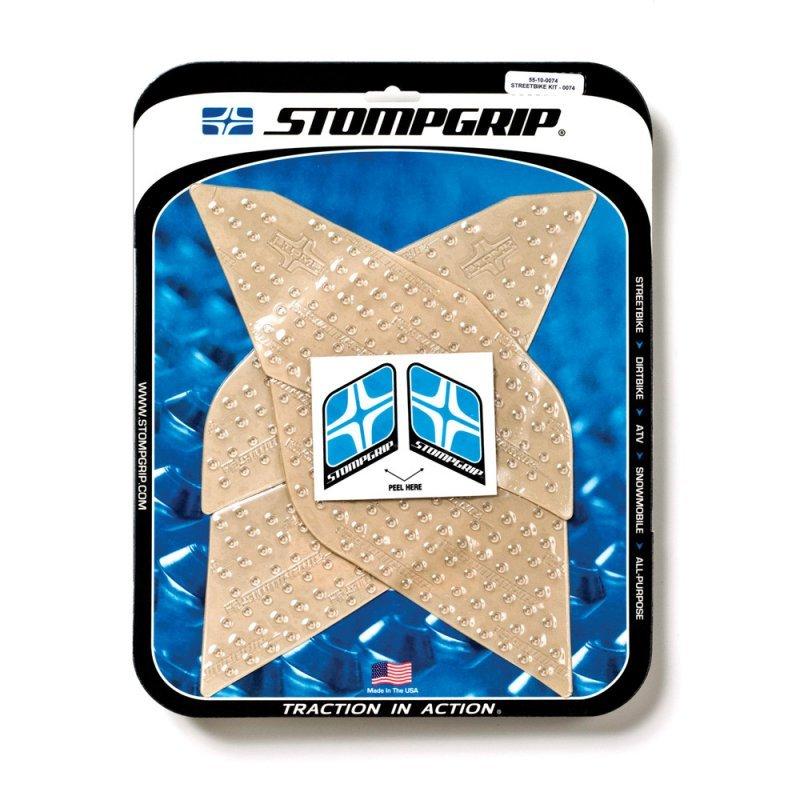 ストンプグリップ(STOMP GRIP）タンクパッド 09-16 DORSODURO750(55-10-0074)（クリア）