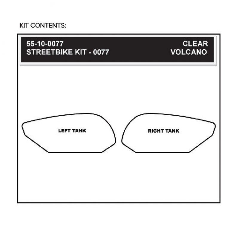 ストンプグリップ(STOMP GRIP）タンクパッド 06-12 DAYTONA675(8003/5)(55-10-0077)（クリア）_1