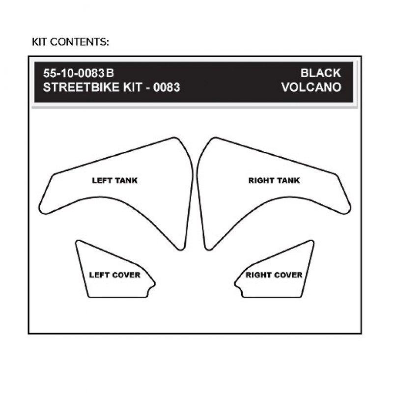 ストンプグリップ(STOMP GRIP）タンクパッド 09-12 F800GS(55-9004B)(55-10-0083B)（ブラック）_1