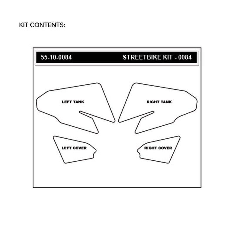 ストンプグリップ(STOMP GRIP）タンクパッド 13-17 F700GS/800GS/800GS ADV(55-10-0084)（クリア）_1