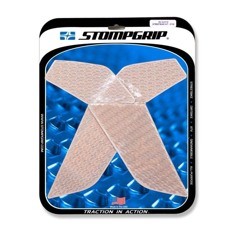 ストンプグリップ(STOMP GRIP）タンクパッド 15-19 MULTISTRADA(55-14-0112)（クリア）