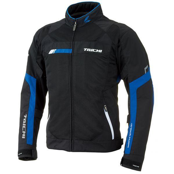 RS TAICHI メッシュジャケット Lサイズ 黒/青 タイチ プロテクター付き