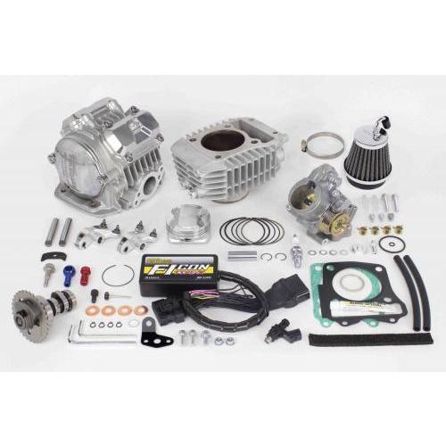 SP武川（タケガワ）SuperHead 4V+Rコンボキット181cc(TYPE-X/BTB付) モンキー125(JB02-1000001〜)　シルバー(01-05-0608)