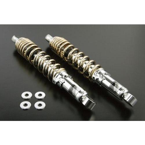 SP武川（タケガワ） リアショックアブソーバー(330mm/ゴールドメッキ) モンキー(16cmロング)/モンキー125(JB02・JB03)｜06-04-0185 | スペシャルパーツ武川