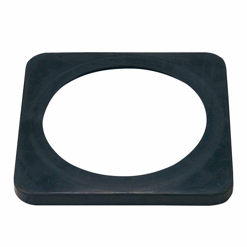 コーン ウェイト パイロン 駐車場 H700mm 黒 ゴム製 学校 病院 施設 屋内外 カラー 安全用品 385-41 | ユニット（安全標識、安全用品）