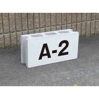 【両面テープ付き】駐車場 番号 名前 プレート H185×W385ミリ 番号札 ネーム 看板 名札プレート ネームプレート 社名プレート CN-9 | ブランド登録なし | 03