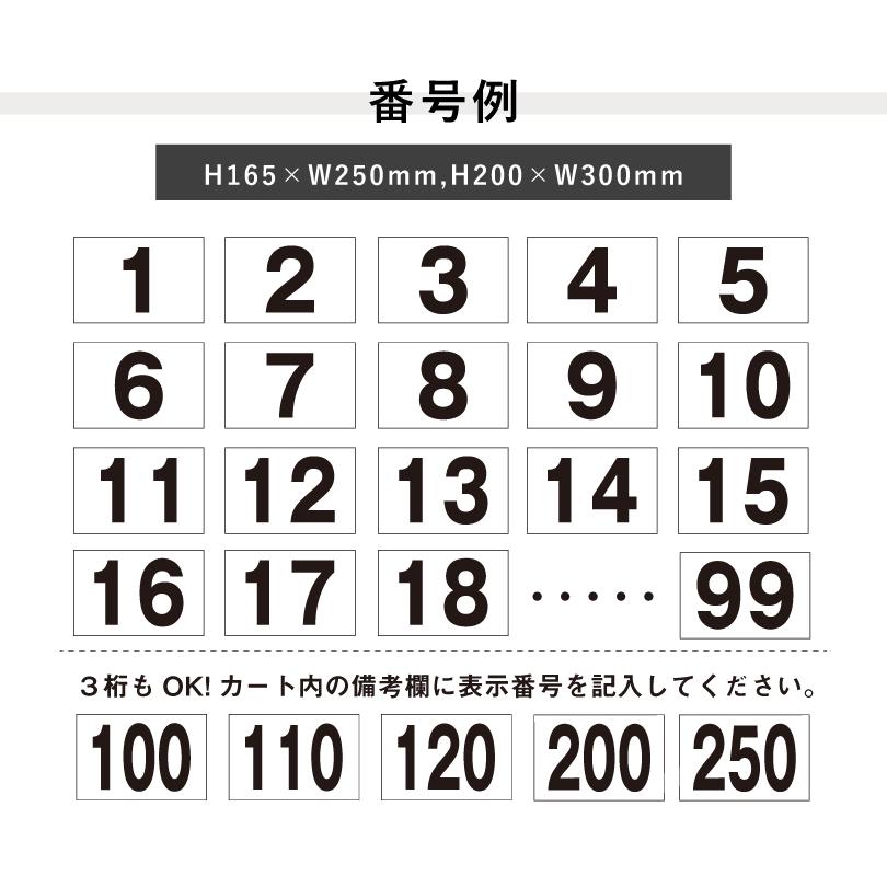 『組み合わせ自由』駐車場 番号 プレート 看板 番号札 ナンバープレート 表示板 駐車場番号 プレート作成 数字 シンプル おしゃれ cn-custom | ブランド登録なし | 07