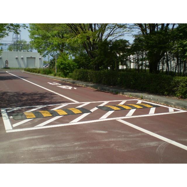 減速くん：タイプ２ 減速帯 本体部 駐車場 パーキング 工場 減速 滑り止め 車 TYPE-021 | ブランド登録なし | 07