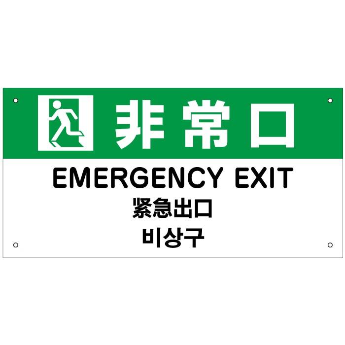 非常口 外国語看板 英語 中国語 韓国語 H W40cm In 10 In 10 看板ならいいネットサインヤフー店 通販 Yahoo ショッピング