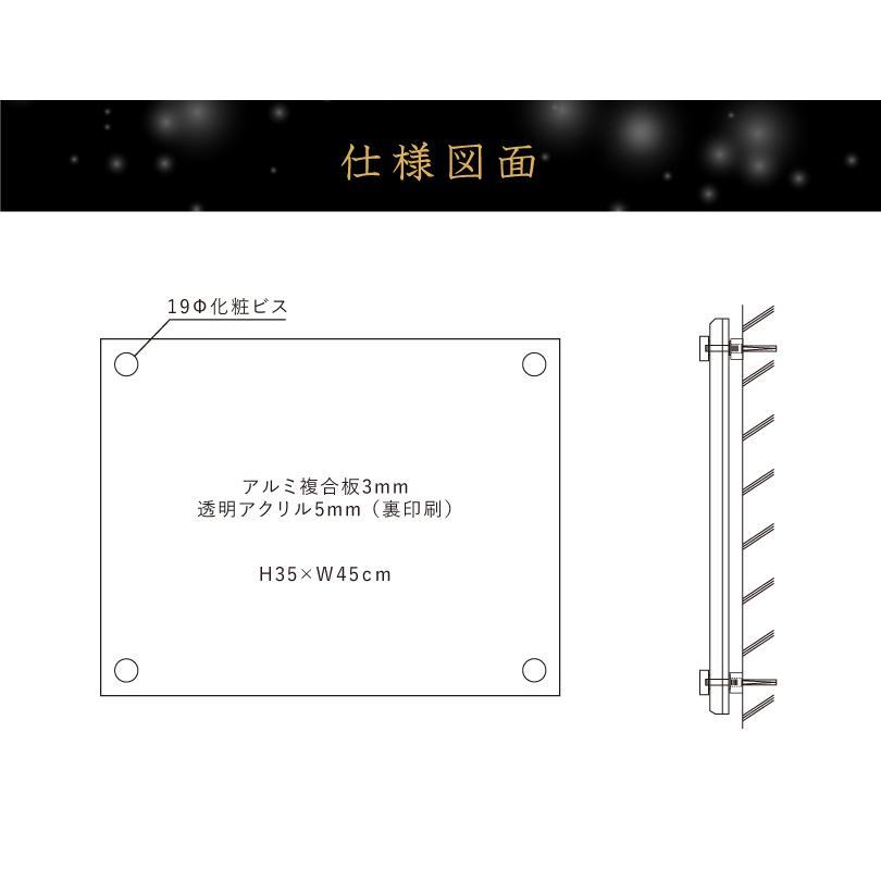 新商品】 建設業の許可票 ゴールド H35×W45cm / 金色 金看板