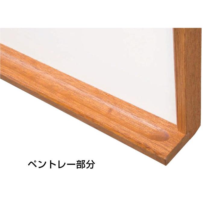 マーカー用ボード H90cm×W1m20cm ホワイトスチールボード 木枠 壁掛け アルミ枠 ホワイトボード マーカー ボード 予定表 店舗 オフィス 事務用品 ni-WM34の画像