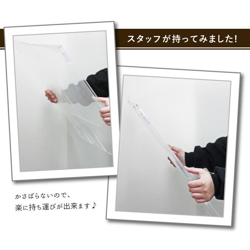 透明アクリルパーテーション 折りたたみ式 窓あき 3面タイプ 3mm厚 アクリル板 スタンド 間仕切り Partition 600x600 Partition 600x600 看板ならいいネットサインヤフー店 通販 Yahoo ショッピング