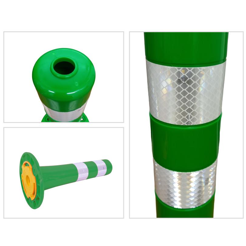 ソフトコーン M 高さ 400mm / 段差 注意喚起 道路 駐車場 ポール 歩道