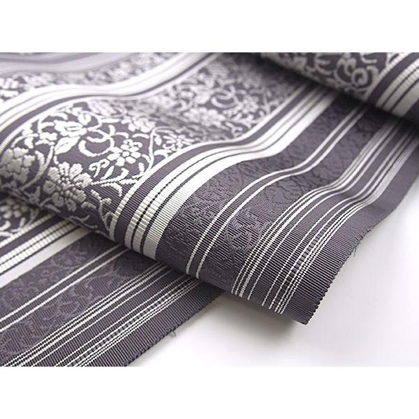 袋帯 博多織 名門 黒木織物 謹製 小唐花 全通織模様 金印 仕立て上がり