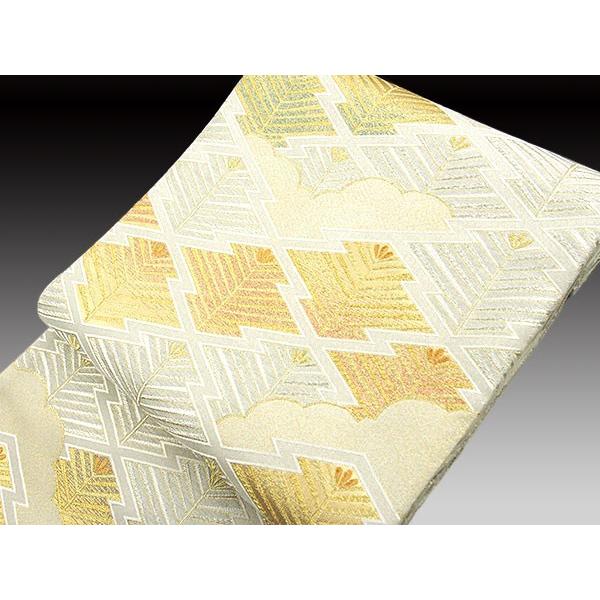 袋帯 オーダー商品 西陣まいづる 謹製 藤井寛 監修 松葉取若松文 正絹