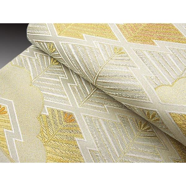 藤井寛　袋帯　昼夜柄　縮緬　正絹　金彩 藤井寛 袋帯 昼夜柄 縮緬 正絹 金彩 着物 帯 振袖に 西陣織 京の老舗