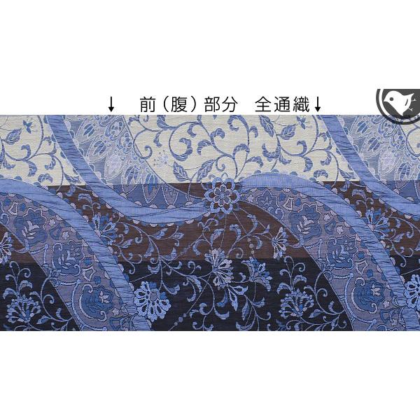 西陣織機屋 謹製 御召 風通膨れ織 唐花文様 九寸 名古屋帯 正絹 日本製 : 帯専門店おびや - 通販 - Yahoo!ショッピング