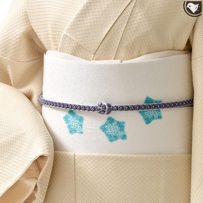 着物 伊と幸 京友禅 小紋 正絹 水色 仕立て上がり ガード加工済 【公式