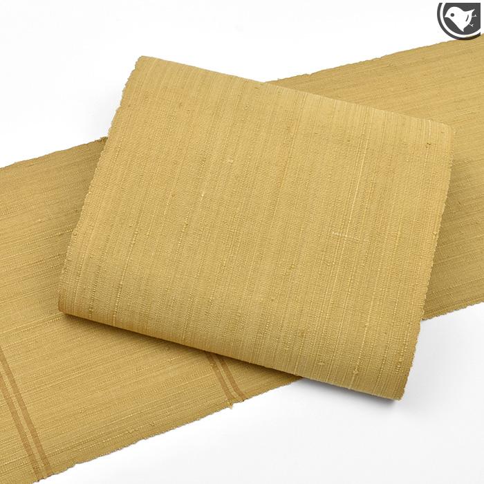 新品/反物 浦野理一 作 手織り 経節紬 八寸 名古屋帯 正絹 日本製 : 帯