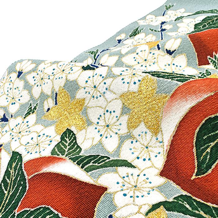 【逸品】久呂田明功 本糸目友禅染め名古屋帯 鬼しほちりめん 逸品】久呂田明功 本糸目友禅染め名古屋帯 鬼しほちりめん