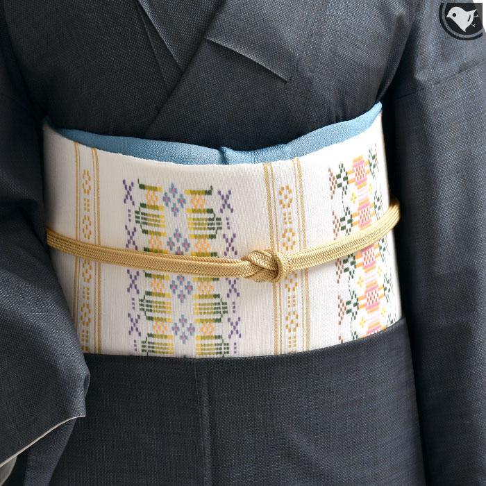 本場琉球 読谷山花織 伝統工芸品指定 手織り 本草木染 九寸
