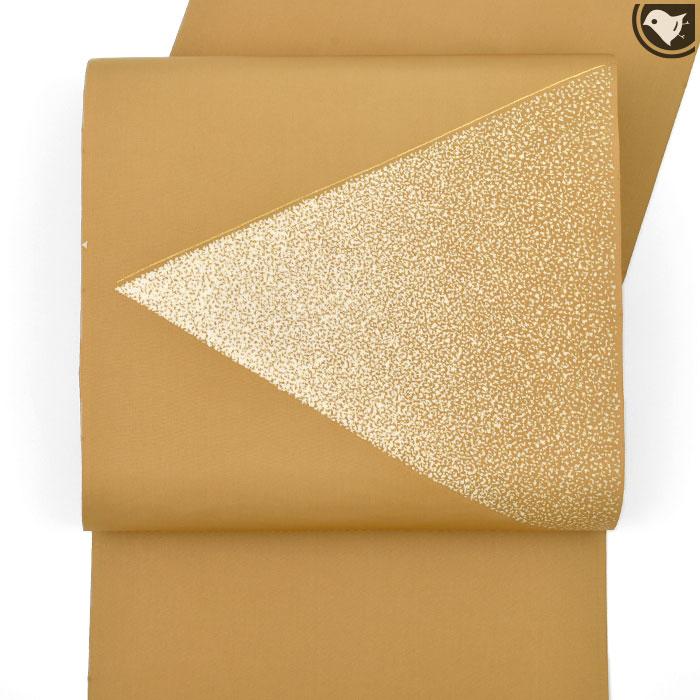 名古屋帯 染め帯 日本工芸会正会員 高橋寛 作 蒔糊技法 手刺繍 塩瀬地