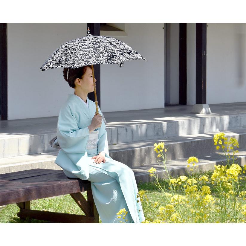作家の手刺繍　日傘　和装にも 作家の手刺繍日傘和装にも