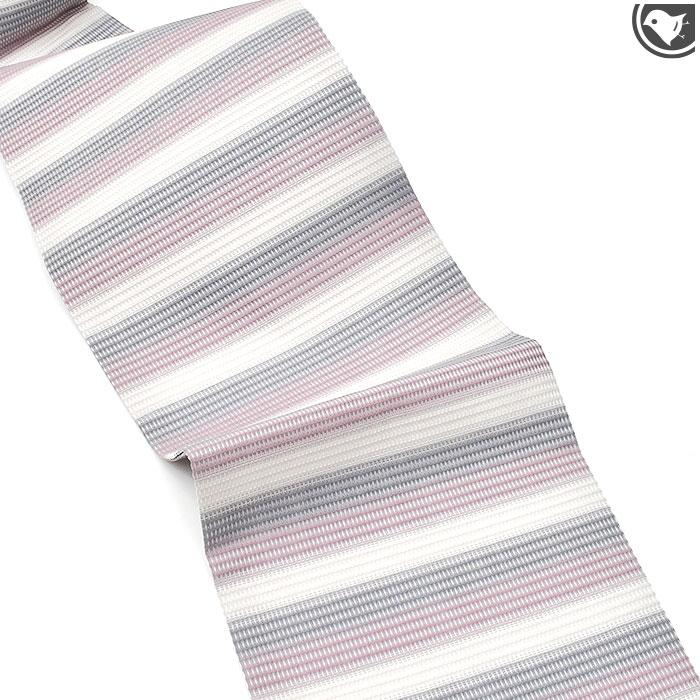 京都 織匠 川島 謹製 はちす織 全通柄 九寸 名古屋帯＜お仕立て上がり