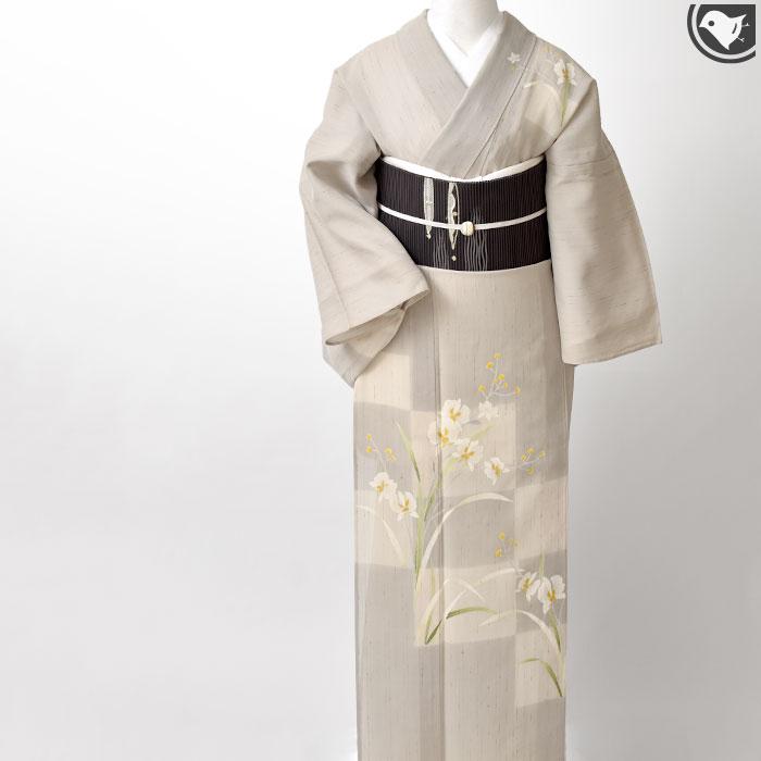 夏 単衣 西陣織 名門 都 謹製 絽綴れ 手櫛織 風月 八寸 名古屋帯 正絹  