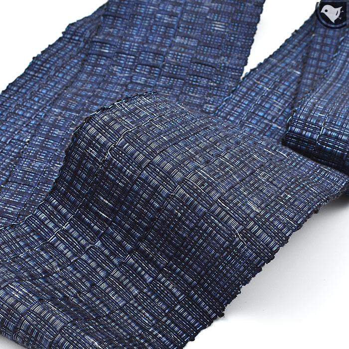 角帯 本場琉球織 老舗 丸正織物 謹製 ロートン織 全通織(正絹)【帯専門