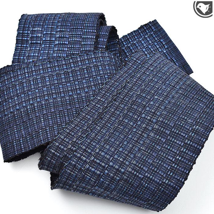 角帯 本場琉球織 老舗 丸正織物 謹製 ロートン織 全通織(正絹)【帯専門