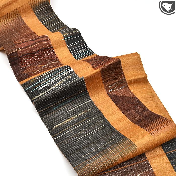 西陣織　袋帯　お太鼓 上品】○西陣花織袋帯○お太鼓柄○袋帯○